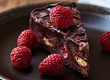 Raspberry double chocolate cake